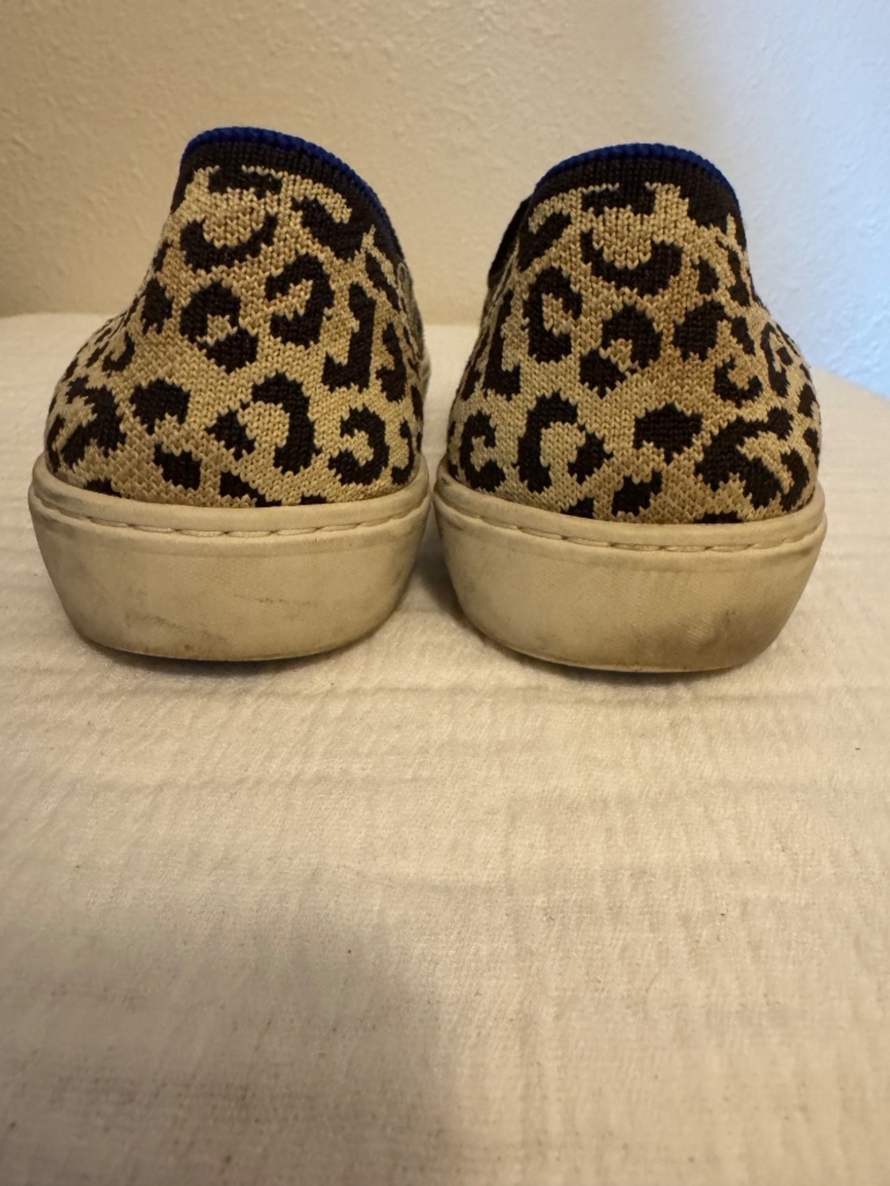 Rothy's The Original Slip On Sneaker Leopard Print Size 8.5 - Picture 7 of 8